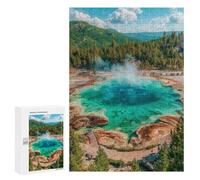 Yellowstone Geyser Basin-1 Puzzle 300 Pièces Educa Jouet en Bois Cadeau Unique Décoration Intérieure Jeu Éducatif Challenge Toy Adultes Et Enfants À Partir De 14 Ans 300 PCS