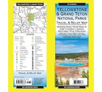 Yellowstone / Grand Teton National Parks, Wyoming Recreation Map