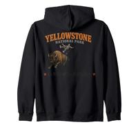 Yellowstone National Park Do Not Pet The Fluffy Cows Vintage Sweat à Capuche