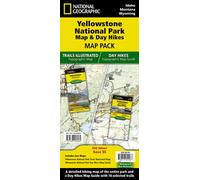 Yellowstone National Park Map & Day Hikes (lot de cartes) | National Geographic