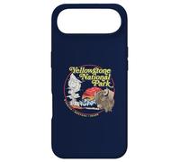 Yellowstone National Park Vintage 70's Old Faithful Graphic Coque pour iPhone Air
