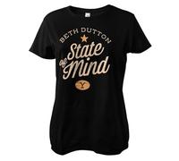 Yellowstone Officiellement sous Licence Beth Dutton State of Mind Femme T-Shirt (Noir), Large