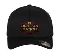 Yellowstone Officiellement sous Licence Dutton Ranch Flexfit Cap (Noir), Petit/Moyen