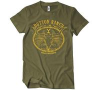 Yellowstone Officiellement sous Licence Protect The Family Hommes T-Shirt (Olive), XX-Large