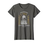Yellowstone Protect The Family - Licence Officielle T-Shirt, Femme, Asphalte, M