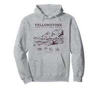 Yellowstone Protect The Land Line Art Distressed Style Sweat à Capuche