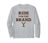 Yellowstone Ride for The Brand Big Chest Quote Manche Longue