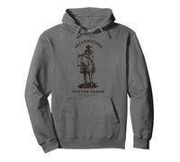 Yellowstone Silhouette Dutton Ranch Cowboy Montana Sweat à Capuche