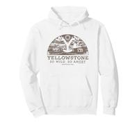 Yellowstone So Wild So Angry Montana USA Distressed Portrait Sweat à Capuche