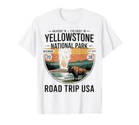 Yellowstone Souvenir de Voyage en Voiture du Parc National 2026 T-Shirt