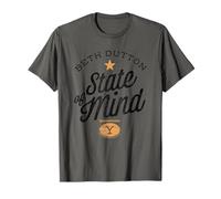 Yellowstone T-Shirt Beth Dutton État d'esprit, Unisex-Adulte, Fans de cowboys, Westerns, Gris, S, T-Shirt