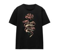 Yellowstone - T-shirt BETH SNAKE ROSE - Femme (TV29728)