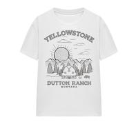 Yellowstone - T-shirt DUTTON RANCH - Adulte (TV16980)