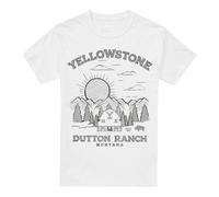 Yellowstone - T-shirt DUTTON RANCH - Homme (TV5695)