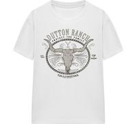Yellowstone - T-shirt "Dutton Ranch" pour homme/femme Unie TV16979 (XXL) (Blanc)