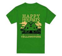 Yellowstone - T-shirt HAPPY HOLIDAYS - Homme (TV13427)