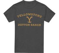 Yellowstone - T-shirt homme/femme unie TV18080 (3XL) (Charbon de bois)