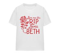 Yellowstone - T-shirt LOVE ME LIKE RIP LOVES BETH - Femme (TV27740)