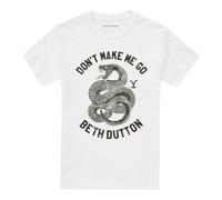Yellowstone - T-shirt motif Beth Dutton DON´T MAKE ME GO - Adulte (TV30225)