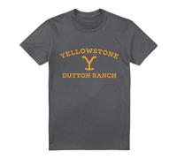 Yellowstone - T-shirt motif/style logo arqué DUTTON RANCH - Adulte (TV22859)