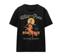 Yellowstone - T-shirt WILD & FREE - Adulte (TV16988)