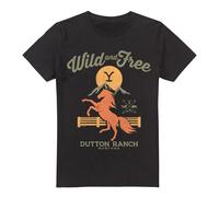 Yellowstone - T-shirt WILD & FREE - Homme (TV5696)