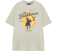Yellowstone - "The Bunkhouse" T-shirt manches courtes pour homme NS8910 (3XL) (Beige)