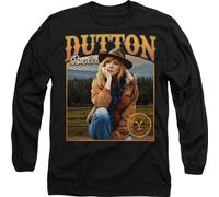 Yellowstone - "Thoughts" T-Shirt für Herren/Damen Uni TV10261 (S) (Schwarz)