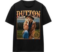 Yellowstone - "Thoughts" T-Shirt für Herren/Damen Uni TV16972 (S) (Schwarz)