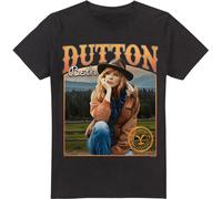 Yellowstone - "Thoughts" T-Shirt für Herren TV5698 (XXL) (Schwarz)