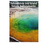 Yellowstone und Grand Tetons Nationalparks (Tischkalender 2026 DIN A5 hoch), CALVENDO Monatskalender: Ein Planer mit unvergesslichen Momenten aus zwei der schönsten Nationalparks der USA
