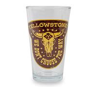 Yellowstone Verre à bière « We Don't Choose The Way » - Contenance : 473 ml