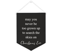 Yelolyio Bannière décorative en toile « May You Never Be Too Grown Up » - 30,5 x 40,6 cm - Décoration murale pour chambre à coucher, chambre d'enfant, décoration d'intérieur