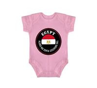 Yelolyio Body une pièce The Greatest Place on Earth Is Egypt, Egypt Pride - Body une pièce - Unisexe - Pour bébé garçon et fille, Rose - The greatest place on earth is Egypt, 9 mois