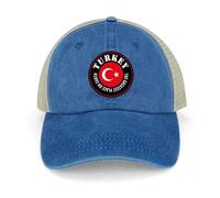 Yelolyio Casquette d'extérieur en maille pour homme Casquette de baseball The Greatest Place On Earth Turquie en coton Casquettes de drapeau de la Turquie Casquettes de baseball Chapeaux de pêche