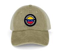 Yelolyio Casquette d'extérieur en maille pour homme Casquette de baseball The Greatest Place On Earth Casquettes de coton Venezuela Casquettes de drapeau du Venezuela Casquettes de baseball Chapeaux