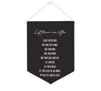 Yelolyio Let Them Be Little -cause They Only That Way for A While Bannière en toile 30,5 x 40,6 cm à suspendre au mur pour chambre à coucher, chambre d'enfant, décoration d'intérieur