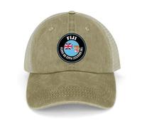 Yelolyio The Greatest Place On Earth Casquettes de baseball Fidji Drapeau Fidji Casquettes en coton Chapeau de soleil Casquettes patriotiques pour hommes et femmes Casquettes en maille Casquettes de