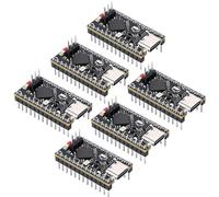 YELUFT Lot de 6 cartes de développement Pro Micro nRF52840 compatibles avec Bluetooth 5.0, module de gestion de charge Bluetooth sans fil compatible avec Nice!Nano V2.0, Arduino IDE