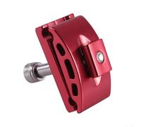 Yelvera AL6061 Capuchon de tête de tige de selle en aluminium compatible avec les tubes de selle et les systèmes de montage standard de VTT (rouge)