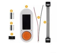 Yelvera Carte de développement T-Embed pour ESP32 S3 avec écran LCD de 4,8 cm, technologie IPS 320 x 170, microphone, interface audio, encodeur rotatif et effets RVB (H)