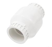 Yelvera Clapet anti-retour en PVC antidérapant avec géométrie interne optimisée pour réduire les turbulences et améliorer l'efficacité du débit dans les lignes sous pression (5,1 cm)