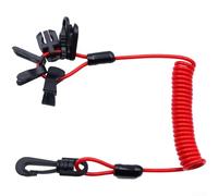 Yelvera Cordon d'interrupteur de sécurité pour moteur hors-bord avec bracelet flottant pour Mercury pour Tohatsu pour Suzuki pour utilisation extensible jusqu'à 122 cm