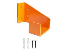 Yelvera Crochet mural robuste pour atelier et jardin en métal pour accrocher et ranger les tronçonneuses et outils (1 pièce orange)