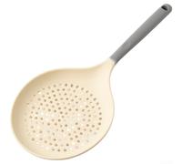 Yelvera Cuillère fendue en silicone avec repose-pouce et poignée antidérapante pour une utilisation confortable tout en égouttant les nouilles et les boulettes (B)