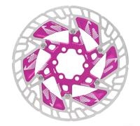 Yelvera Disque de frein pour vélo de 160 mm de diamètre, fabriqué en alliage d'aluminium et acier au carbone, installation à 6 boulons, guide de flux d'air pour une meilleure gestion de la chaleur