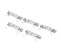 Yelvera Lot de 10 clips de garniture de poteau de pare-brise avant compatibles avec XC60 2008-2016 OEM 30753487 en plastique et métal, installation facile, prêt à l'emploi, remplacement direct blanc