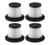 Yelvera Lot de 4 cartouches filtrantes HEPA pour aspirateurs à main Supor VCS63 C10 PRO C11 X3 pour améliorer l'air intérieur lors de l'utilisation
