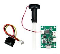 Yelvera Module humidificateur alimenté par USB 108 kHz pour systèmes de ventilateur électrique sortie brume fine 5 V DC entrée taille compacte FR4 matériau construction pour utilisation en intérieur