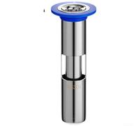 Yelvera Noyau d'évacuation de sol fabriqué en acier inoxydable 304 pour systèmes de drainage de salle de bain avec barrière triple bloc (32 mm de long)